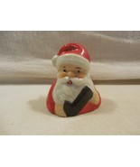 Vintage Japan Ceramic Christmas Santa Face Stocking Bell 2&quot; - $8.95