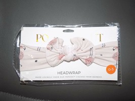 Posh Peanut Frida Flamingo Bow Headwrap Baby Girls Soft Headband Accessory NEW - £18.30 GBP
