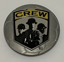 Columbus Crew MLS Belt Buckle Silver Pewter Soccer Ball Fanatics Tifo Cu... - £10.99 GBP