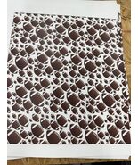15 Sheets Heat Transfer Vinyl Football Print HTV Craft Press Film - $18.05