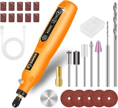 Saker Mini Rotary Tool Kit, Cordless Rotary Tool, 5-Speed,, Diy Crafting - $30.99