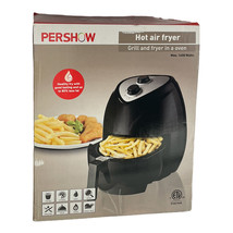 Pershow Hot Electric Air Fryer Grill Cooker Timer 3.5 Quart 1400 Watt Low Fat - £43.50 GBP
