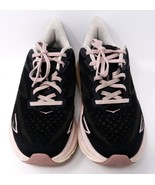 HOKA W CLIFTON 9 BLACK/PINK RUNNING SHOE SNEAKERS US 7.5B - NICE! - $69.98