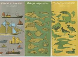 3 Cunard Line Queen Elizabeth II Today's Programme Brochures June 1970 - $17.80