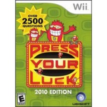 Nintendo Wii Press Your Luck 2010 Edition w/ case and manual - £15.79 GBP