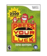 Nintendo Wii Press Your Luck 2010 Edition w/ case and manual - $19.99