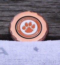 Clemson University Ball Marker w/ Copper Holder - Beautiful - $15.80