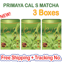 3X PRIMAYA Cal S Matcha Green Tea No Sugar Low Calories Weight Loss Slim Diet - £62.83 GBP
