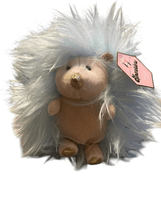 NEW FAO Schwarz Kids Light Blue Sparklers The Hedgehog Plush Stuffed Animal - £15.33 GBP