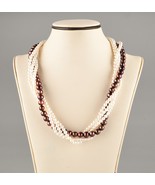 *5-7mm Pearl Necklace with 925 Sterling Lock 18&quot; - $7,364.04 MXN