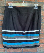 White House Black Market Tiered Skirt Size 4 Career Pencil Lined Side Zip Wiggle - £3.71 GBP