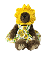 Vtg 1993 TY Beanie Baby Susannah Sunflower Bear Jointed Plush Attic Coll... - £13.79 GBP