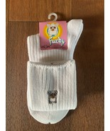 FURBY White Socks With White Embroidered FURBY Japanese Size 23-25 Cm 17... - $982.42 MXN