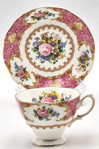 Royal Albert Lady Carlyle Fine Bone China Tea Cup and Saucer Crown Engla... - $35.52