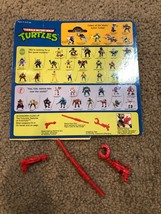 Teenage Mutant Ninja Fugitoid Weapons accessories Vintage TMNT pieces + card - £14.59 GBP