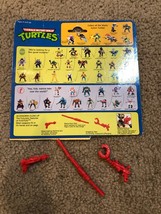 Teenage Mutant Ninja Fugitoid Weapons accessories Vintage TMNT pieces + card - £14.50 GBP