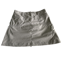 Athleta Skort Skirt Size 6 Dipper Nylon Spandex Hiking Gray 5 Pocket 773823 - £28.24 GBP