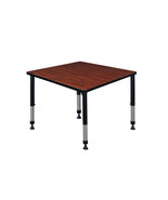 Regency 36 in. Kee Square Height Adjustable Classroom Table Cherry - $378.59