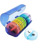 JFA Medical Weekly Cylindrical Pill Box Organiser 14 Compartments - $209.43 MXN
