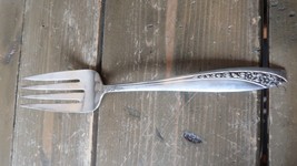 Vintage STARLIGHT by Wm Rogers 8.75&quot; Cold Meat Fork  - $11.87