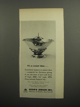 1952 Georg Jensen Sweetmeat Basket Ad - It's a sweet idea - $18.49