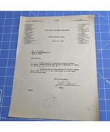 Antique Letter City Of Port Arthur Texas Mayor 1930 J. W. Neal - $45.49 CAD