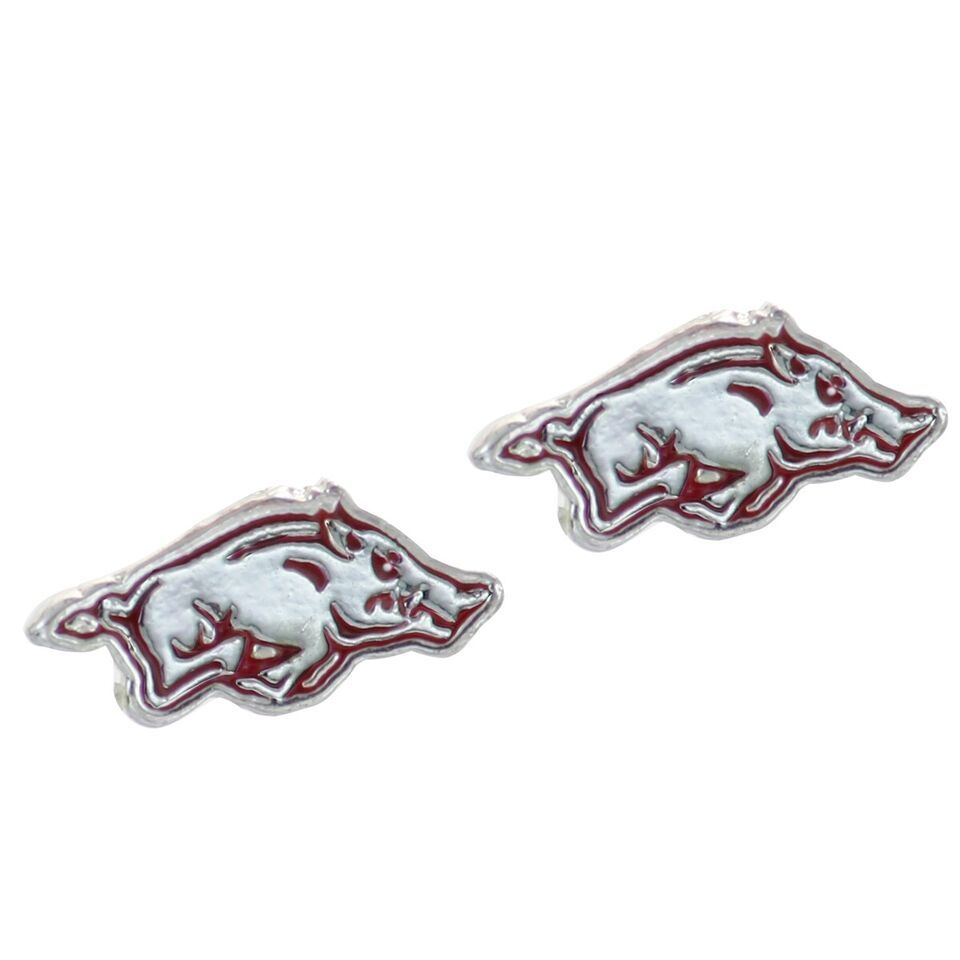 Sandol Arkansas Razorbacks Stud Post Team Logo Earrings