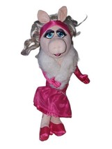 Disney Parks Miss Piggy 20” The Muppets Movie Plush Doll Stuffed Pink Dress  - £11.41 GBP