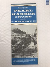 Pearl Harbor Cruise On The Kaimanu II 1959 Hawaii 50s Vacation Americana... - $10.58
