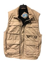Stag Hill By Haband Fleece Lined Hunting Fishing Vest Multi-pocket, Men ... - $27.71