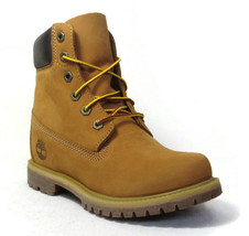 Timberland Women&#39;s 6 In Premium Wheat Nubuck Waterproof Boots Sz 6.5, 8226A - £121.23 GBP