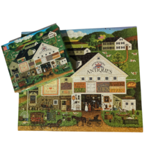 Charles Wysockis Americana Jigsaw Puzzle Antiques Store Country Landscape 500 Pc - £22.41 GBP