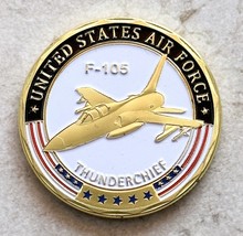 U S Air Force F-105 Thunderchief Challenge Coin - £11.64 GBP