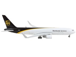 Boeing 767-300F Commercial Aircraft &quot;UPS Worldwide Services&quot; White with Dark Br - £53.48 GBP