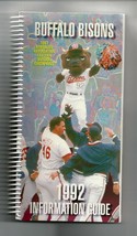 BASEBALL: 1992 BUFFALO BISON   Baseball  Media GUIDE  EX+++ - £6.78 GBP