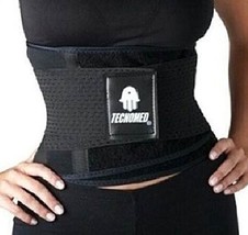 TECNOMED Belt Fitness Body Shaper Back Brace Cincher Faja Shapewear L-BLACK - £25.96 GBP