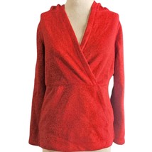 Eddie Bauer Red Womans Hooded Sweatshirt Size XS  - $24.75