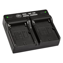 Bm Np-F330, Np-F550, Np-F970 Dual Bay Battery Charger For Pxw-Z150, Ne - £24.10 GBP