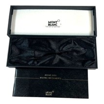 Montblanc EMPTY Pen Storage Box w/ Original Warranty Booklet  Satin Lining Gift - $52.35