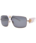 Versace VE2207Q 134187 Sunglasses Gold Frame Grey Lens 38mm - $475.00