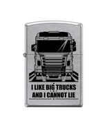 Zippo Lighter - I Like Big Trucks Street Chrome - 854736 - £18.67 GBP