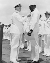 Admiral Chester Nimitz awards Navy Cross to Doris Miller WWII Photo Print - $8.81