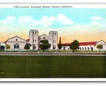 Lincoln Grammar School Madera California CA UNP WB Postcard V24 - £2.33 GBP