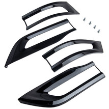 2x Trim Bezel Tail Light Lamp Cover For Jeep Grand Cherokee Gloss 14-20 Blk - £75.45 GBP