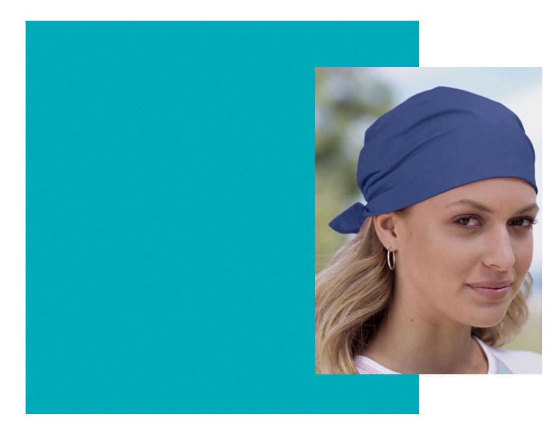 TURQUOISE BLUE SOLID 22&quot; BANDANA Head Neck Wrap Scarf Scarve Handkerchie... - $4.99