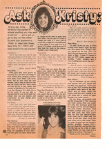 Kristy Mcnichol teen magazine pinup clipping ask Kristy Mcnichol who wins - £1.17 GBP