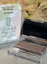 Clinique All About Shadow Soft Matte - AG Nude Rose - Full Size NIB Free... - $20.74