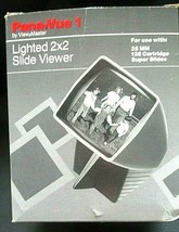 Working View-Master Pana-Vue 1 Lighted 2x2 Slide Viewer + Box 2-C Battery Power - £9.43 GBP