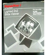 Working View-Master Pana-Vue 1 Lighted 2x2 Slide Viewer + Box 2-C Batter... - $11.99