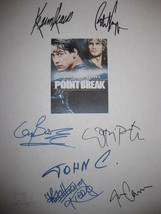 Point Break Signed Film Movie Screenplay Script X8 Autograph Patrick Swayze Kean - £15.72 GBP